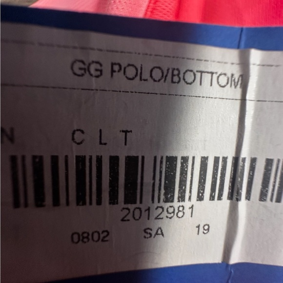 Galvin Green Coral Pink Sleeveless Golf Polo Romper with Waist Detail - Picture 5 of 13